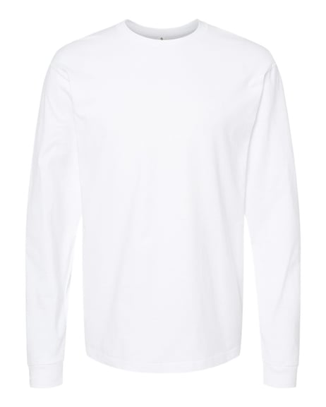 Front view of Heavyweight Jersey Long Sleeve T-Shirt