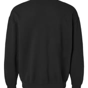 Back view of Garment-Dyed Lightweight Fleece Crewneck Sweatshirt