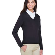 Side view of Women’s V-Neck Sweater
