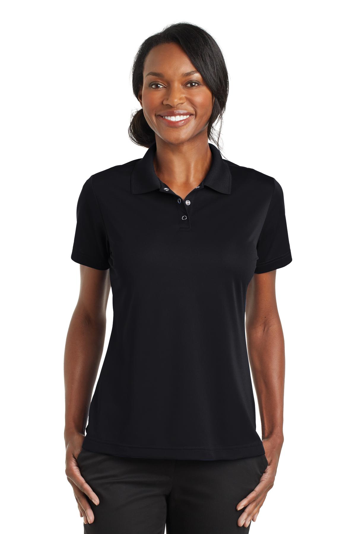 Front view of Ladies Micropique Gripper Polo