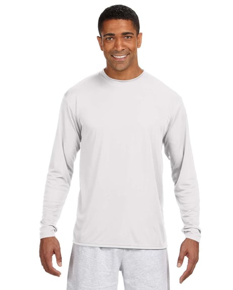Frontview ofMen’s Cooling Performance Long Sleeve T-Shirt