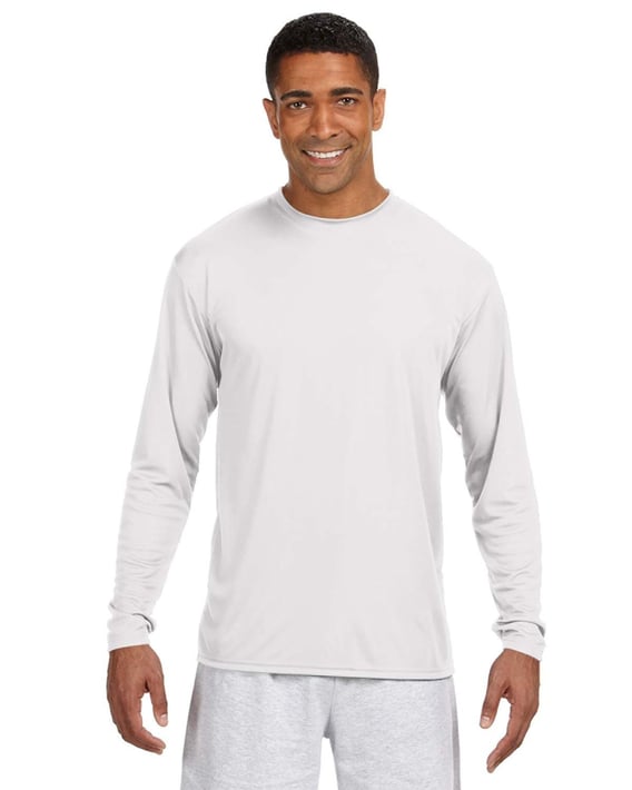 Front view of Men’s Cooling Performance Long Sleeve T-Shirt
