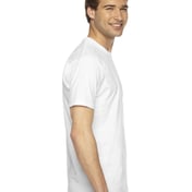 Side view of Unisex Fine Jersey Short-Sleeve T-Shirt