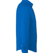 Side view of CrownLux Performance® Spencer Poplin Dress Shirt