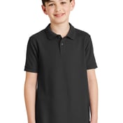 Front view of Youth Silk Touch Polo