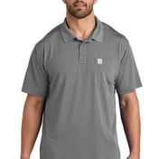 Front view of Force&reg; Snag-Resistant Pocket Polo
