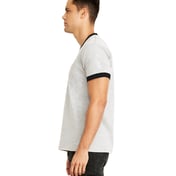 Side view of Unisex Ringer T-Shirt