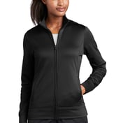 Front view of Ladies Sport-Wick® Fleece Full-Zip Jacket