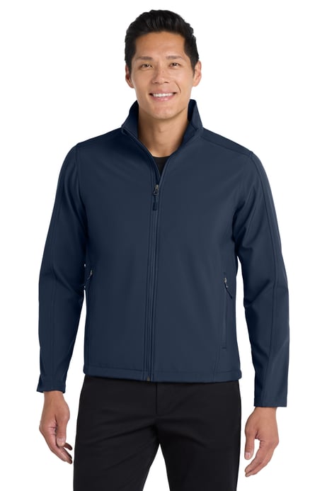 Front view of Tall Core Soft Shell Jacket