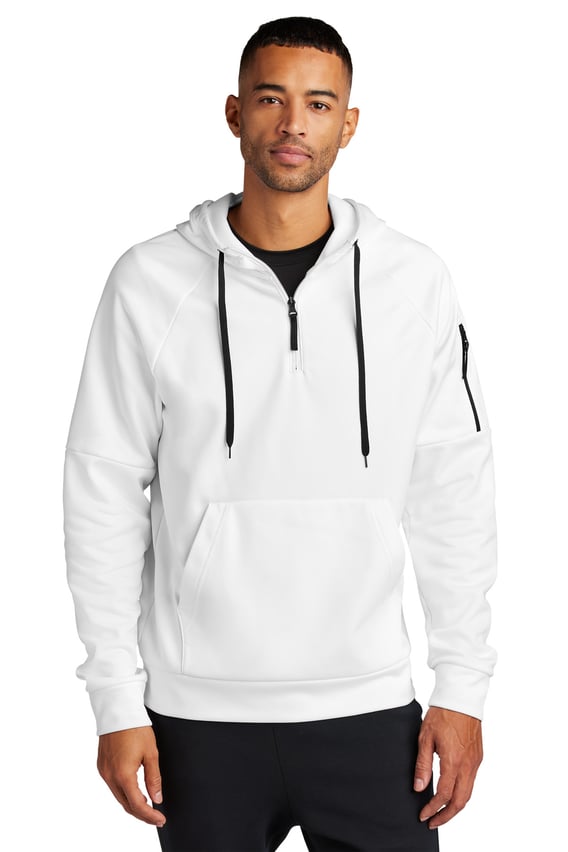 Front view of Therma-FIT Pocket 1/4-Zip Fleece Hoodie