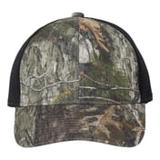 Front view of Performance Camo Mesh-Back Cap