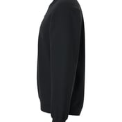 Side view of Softstyle® Midweight 1/4 Zip Sweatshirt