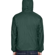 Back view of Adult Fleece-Lined Hooded Jacket