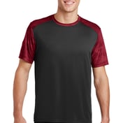 Front view of CamoHex Colorblock Tee
