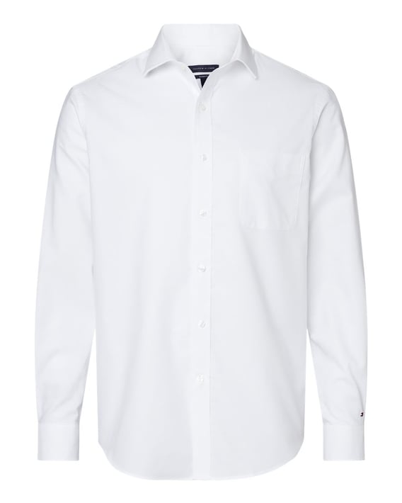 Front view of New England Cotton Oxford Shirt