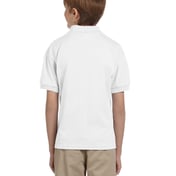 Back view of Youth 6 Oz., 50/50 Jersey Polo