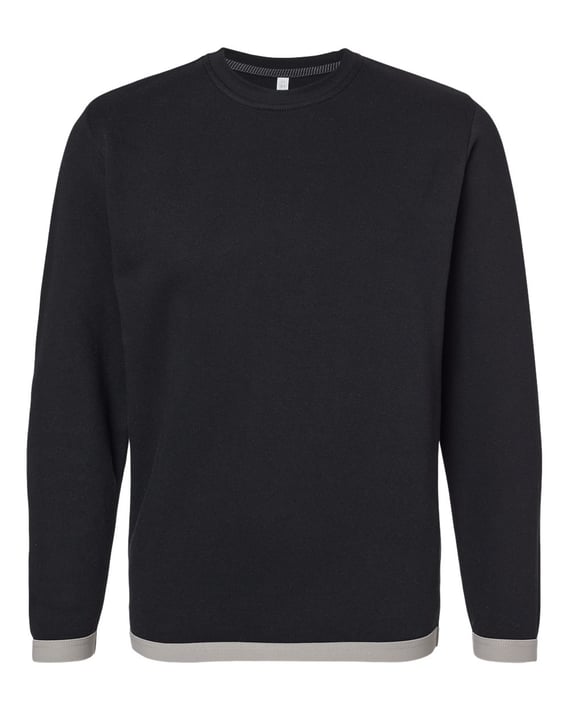 Front view of The Statement Fleece Crewneck Sweatshirt