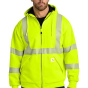 Front view of ANSI 107 Class 3 Lined Full-Zip Sweatshirt
