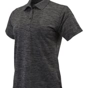 Side view of Women’s Dakota Striated Heather Polo