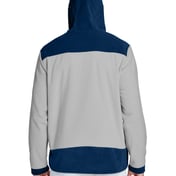 Back view of Men’s Rally Colorblock Microfleece Jacket
