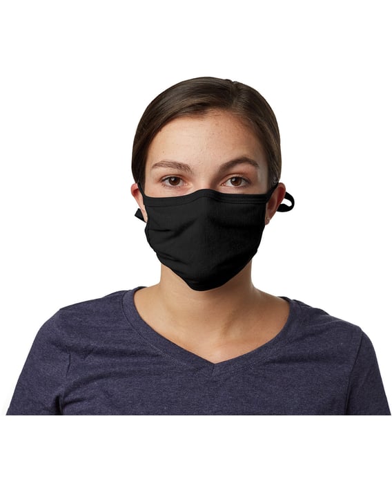 Front view of Adult 2-Ply Adjustable Mask