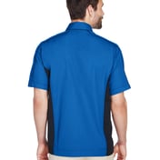 Back view of Men’s Fuse Colorblock Twill Shirt
