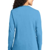 Back view of Women’s Long Sleeve Core Cotton Tee