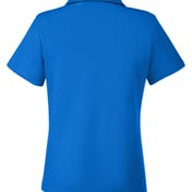 Back view of Ladies’ Fusion ChromaSoft Pique Polo