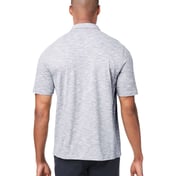 Back view of Eclipse Jacquard Polo