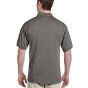 Back view of Adult 6 Oz., 50/50 Jersey Polo With Pocket