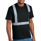 Front view of Enhanced Visibility Segmented Tape Tee