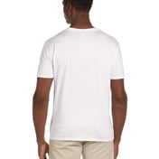 Back view of Adult Softstyle® V-Neck T-Shirt