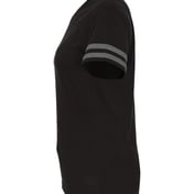 Side view of Women’s Tri-Blend Fan T-Shirt