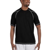 Front view of Double Dry 4.1 Oz. Mesh T-Shirt