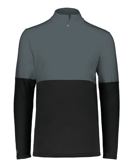 Front view of Youth Momentum Team Quarter-Zip Pullover