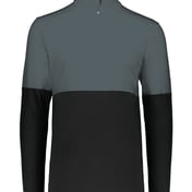 Front view of Youth Momentum Team Quarter-Zip Pullover