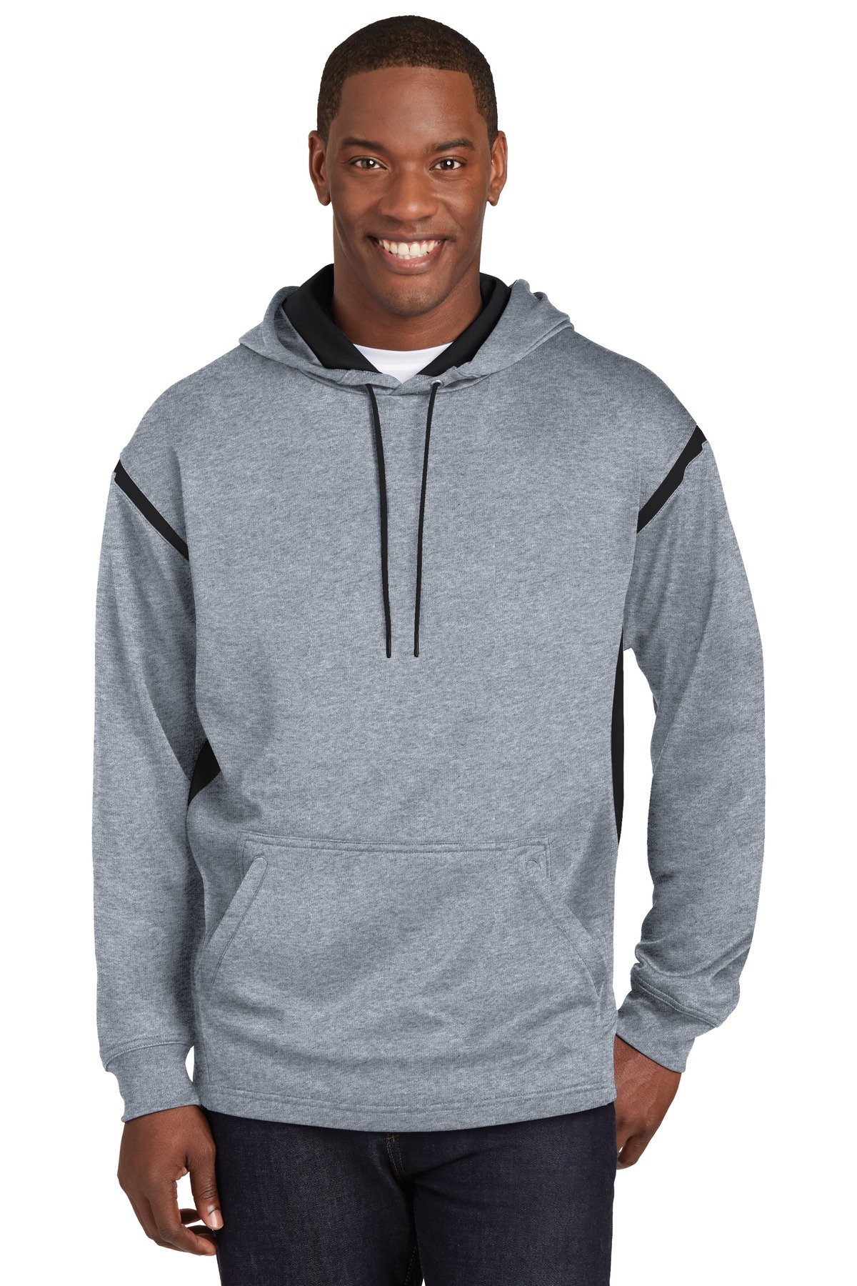 Front view of Tech Fleece Colorblock Hooded Sweatshirt