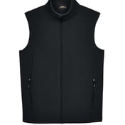 Front view of Cruise Two-Layer Fleece Bonded Soft Shell Vest