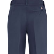 Back view of Women’s Flat Front Shorts – Plus