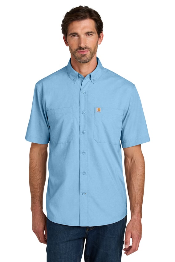 Front view of Force&reg; Sun Defender Short Sleeve Shirt