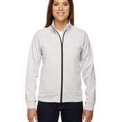 Front view of Ladies’ Evoke Bonded Fleece Jacket