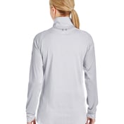 Back view of Ladies’ Tech Stripe Quarter Zip