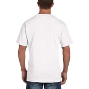 Back view of Adult HD Cotton™ Pocket T-Shirt