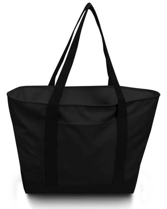 Front view of Bay View Giant Zippered Boat Tote