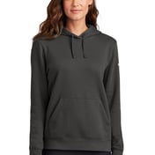 Front view of Women’s Club Fleece Sleeve Swoosh Pullover Hoodie