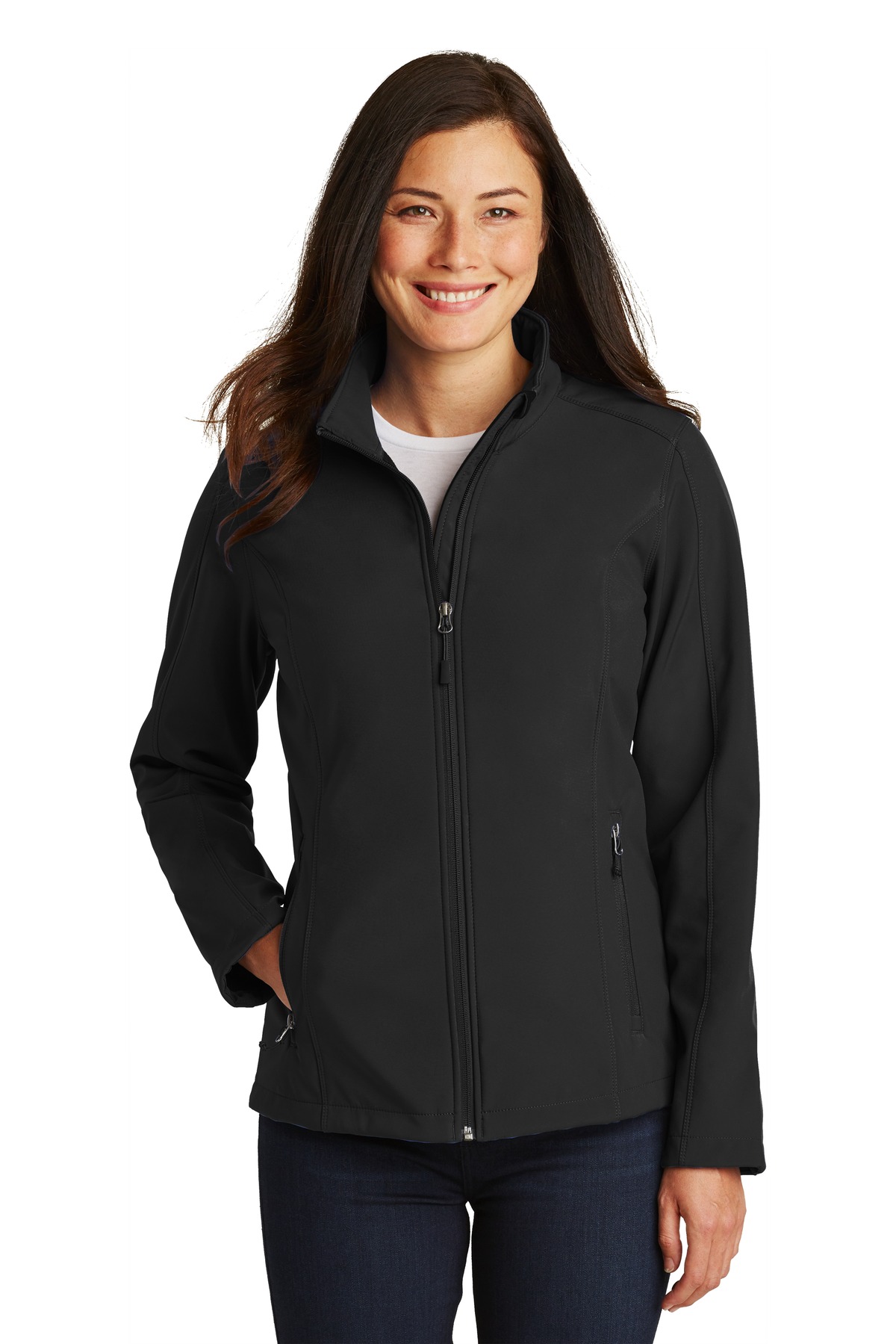 Front view of Women’s Core Soft Shell Jacket