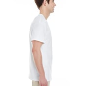Side view of Unisex Heavy Cotton Pocket T-Shirt