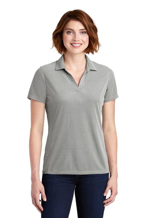 Front view of Women’s Poly Oxford Pique Polo