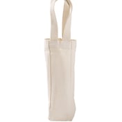 Front view of Single Bottle Wine Tote