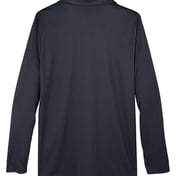 Back view of Zone Performance Long Sleeve Polo